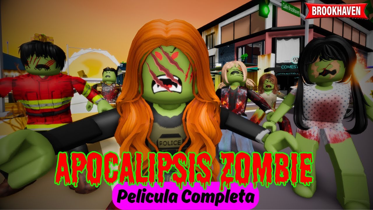 APOCALIPSIS ZOMBIE - Pelicula Completa | Mini Pelicula | Brookhaven rp🏡historia de roblox