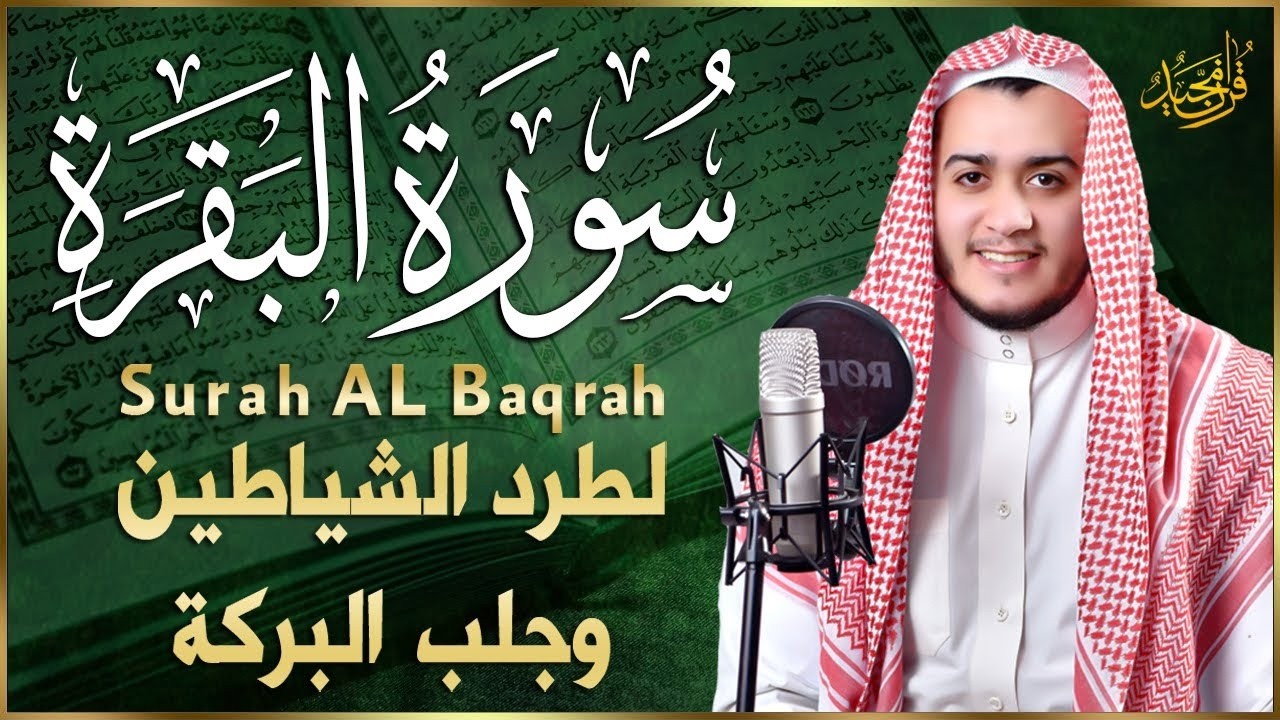 تلاوة مسائية لسورة البقرة  رقية للبيت وعلاج للسحر وحفظ من الشيطان للقارئ علاء عقل   Surah Al Baqarah