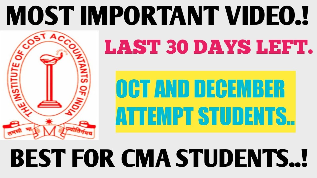 CMA OCT/DECEMBER INFORMATION. @cmabhakt711