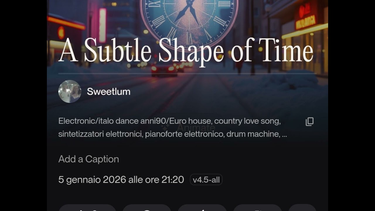 A subtle shape of time sweetlum composer 