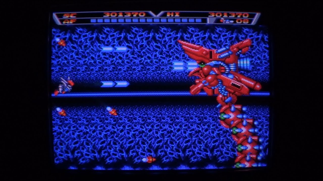 Arrow Flash - 1CC Normal - Megadrive CRT Gaming (15khz setup)