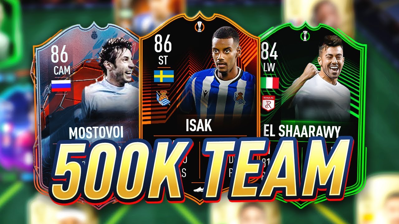 BEST POSSIBLE 500K FUT CHAMPS TEAM (500K SQUAD BUILDER) - FIFA 22 ULTIMATE TEAM
