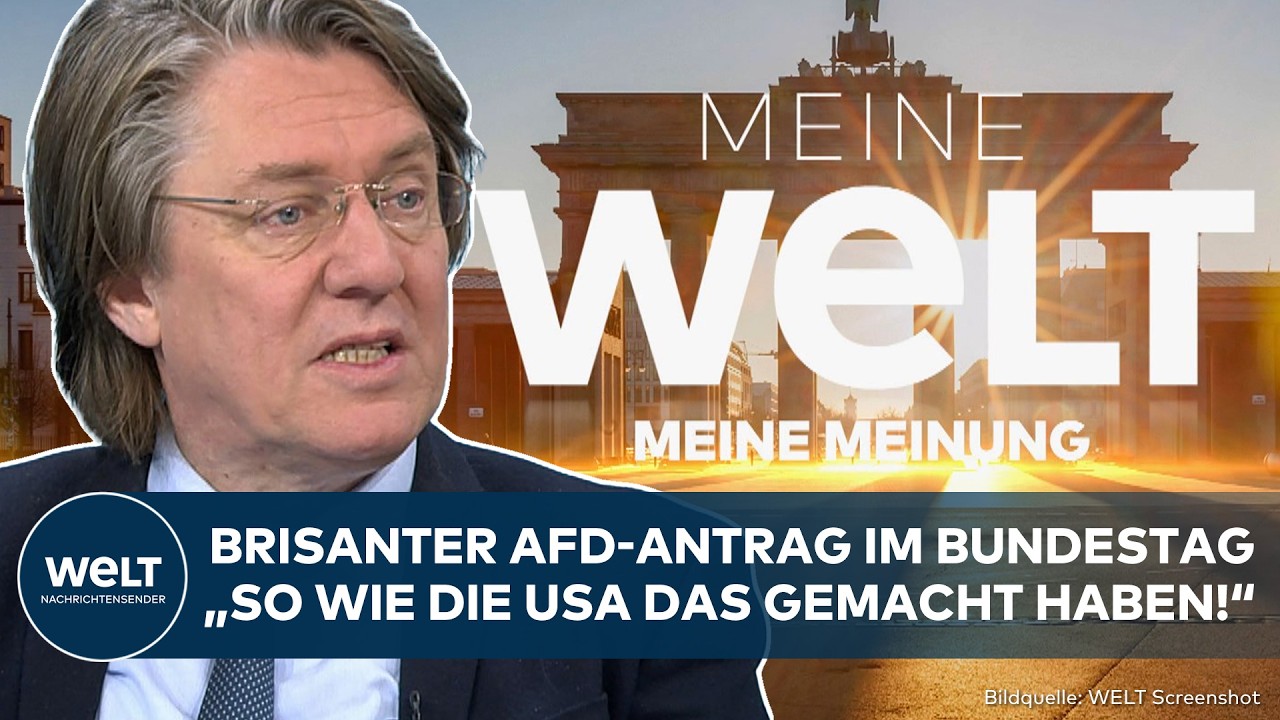 MEINE MEINUNG: Brisanter Antrag der AfD im Bundestag! Vorbild USA! Heftige Debatte m&ouml;glich