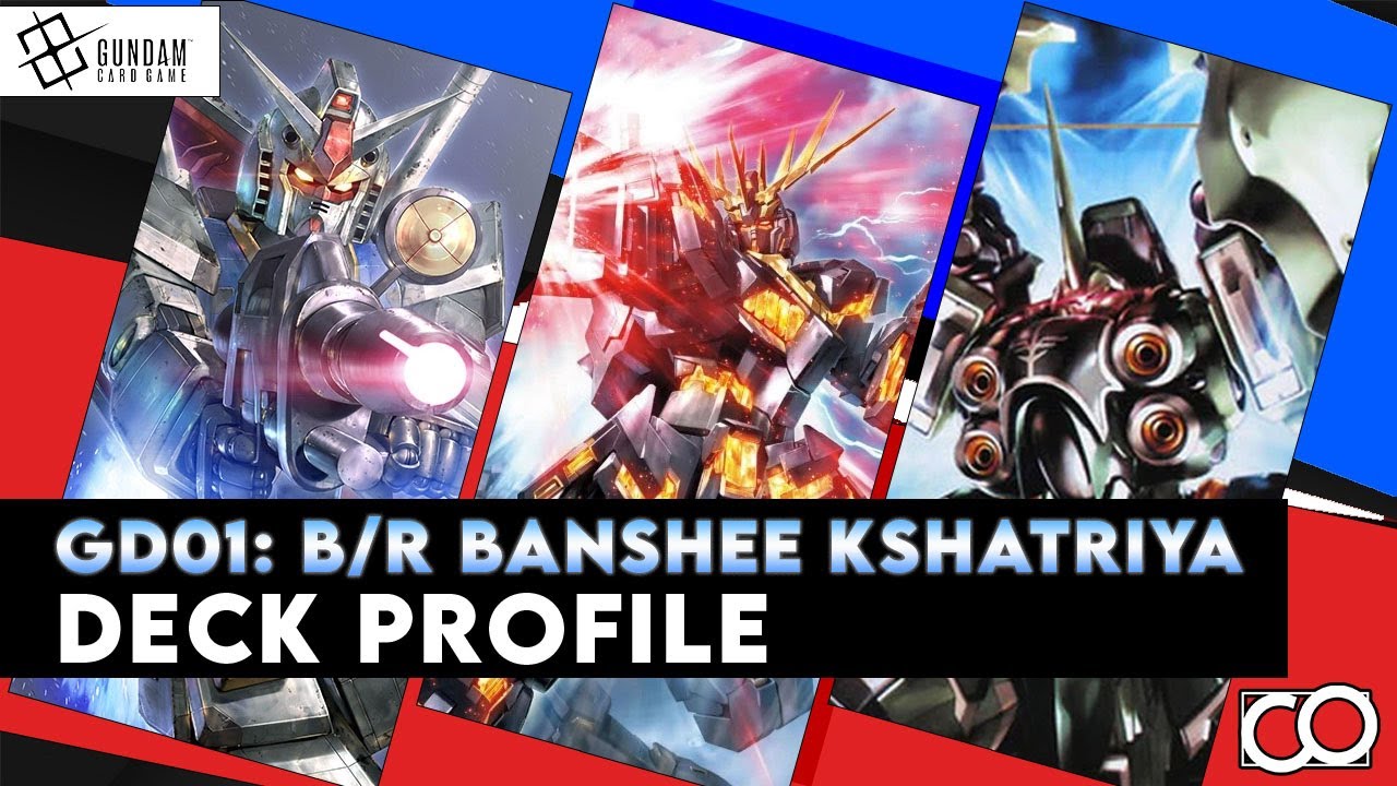 Ping Ping Ping! Red Blue Banshee Kshatriya Deck Proifle! Gundam Card Game