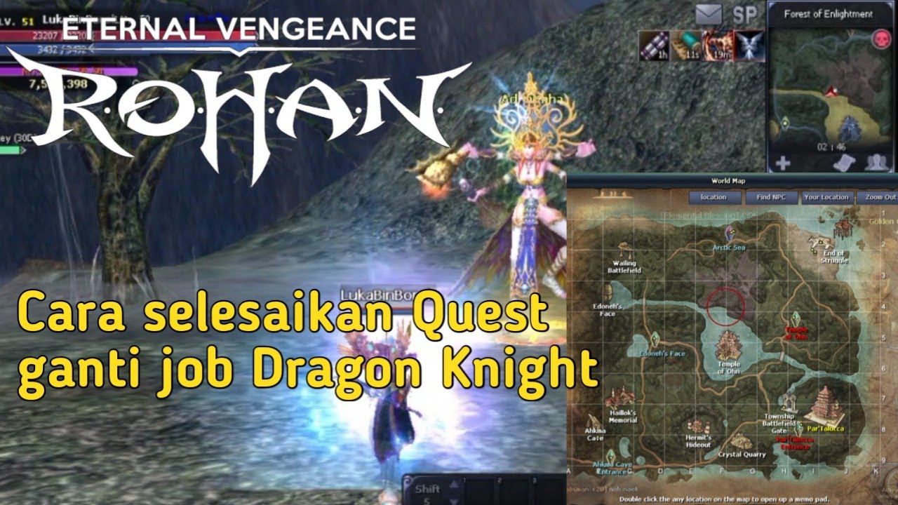 Quest ganti Job Dragon Knight Terbaru , Terlengkap, Terjelas | Rohan Eternal Vengeance