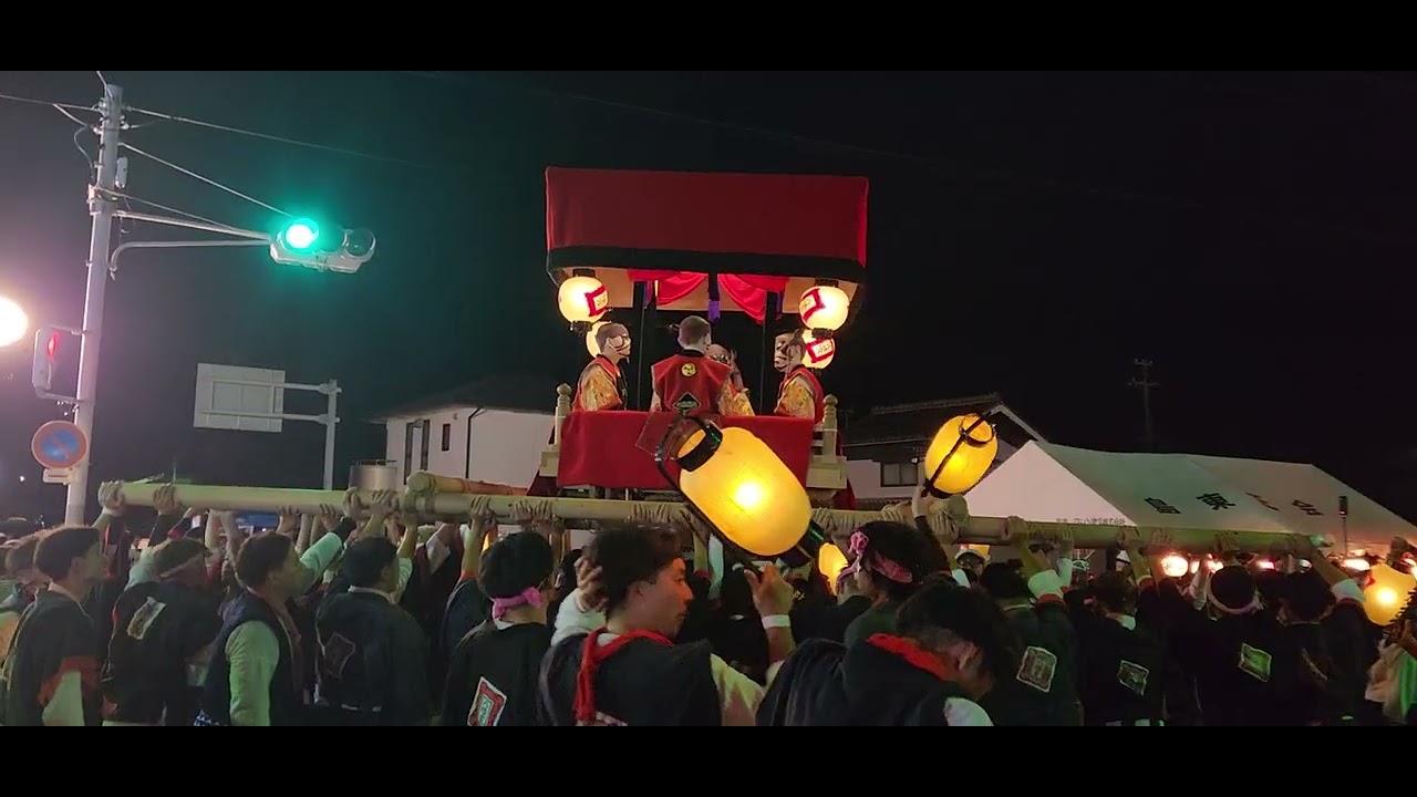 令和7年10月4日(土)　御坊祭　若連行事　上組