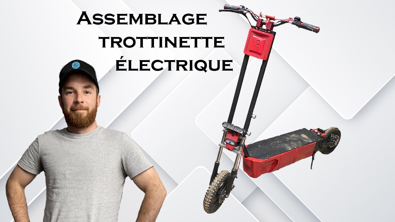 Fabrication Trottinette Electrique 3000W ! Episode 4 Assemblage !