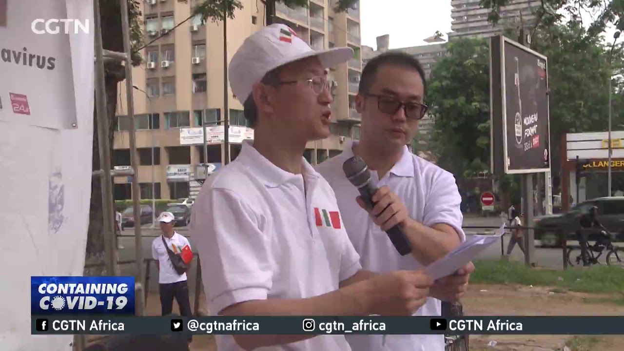 Over 5,000 walk in Abidjan to show solidarity with China