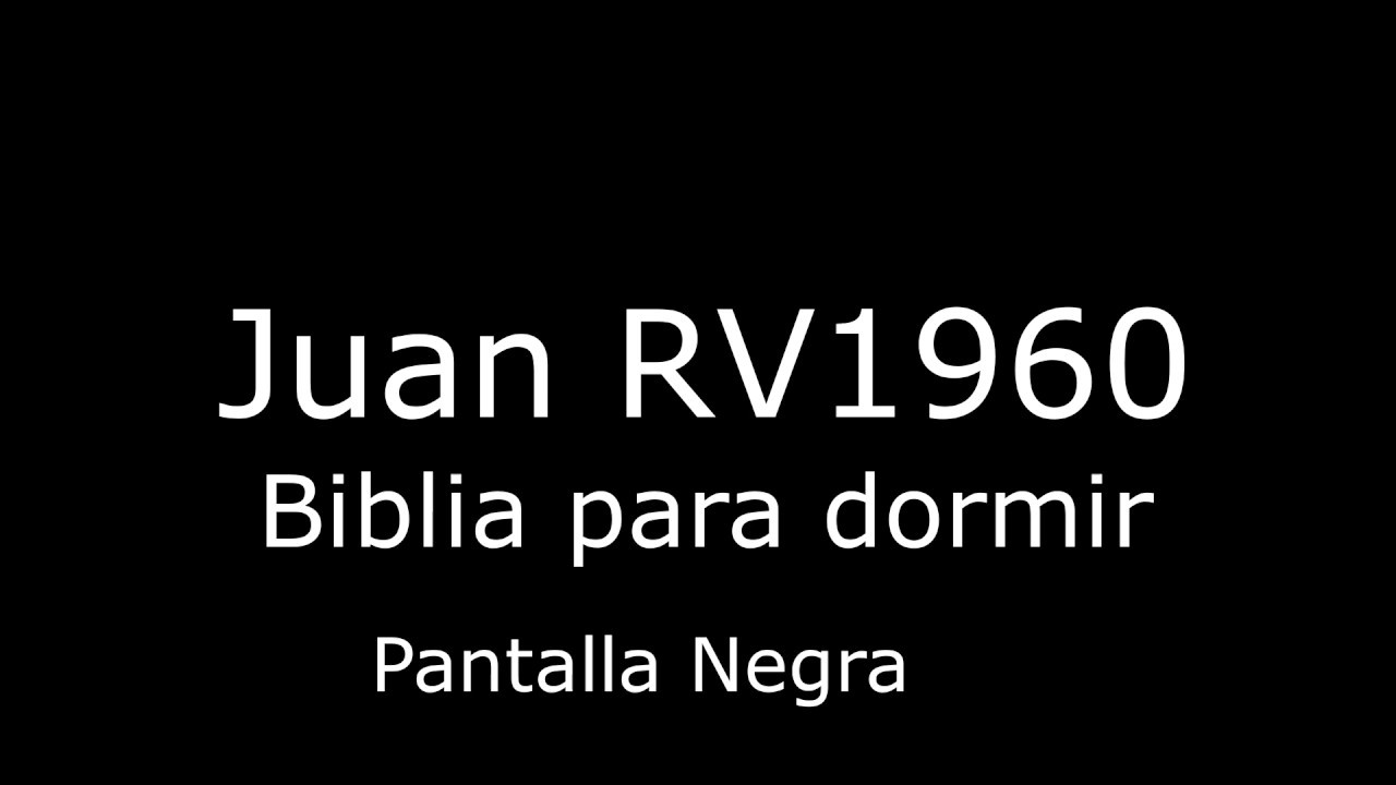 Juan RV1960 Pantalla Negra