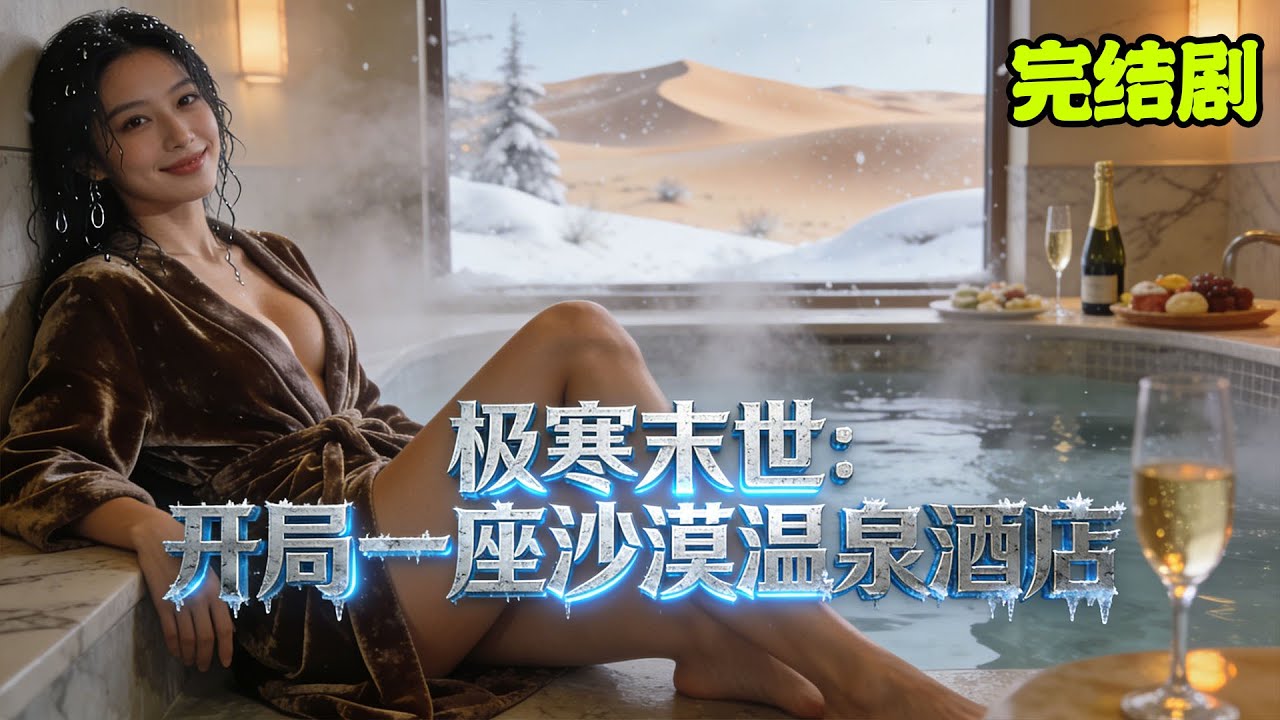 极寒末日完结爽剧︱人类最后一个春节，极端寒潮席卷全球，沙漠房车车队被暴雪困在死亡之海【极寒末世：开局一座沙漠温泉酒店】#短剧 #ai剧 #ai真人剧 #天天剧场 #末日 #沙漠 #极寒 #逆袭