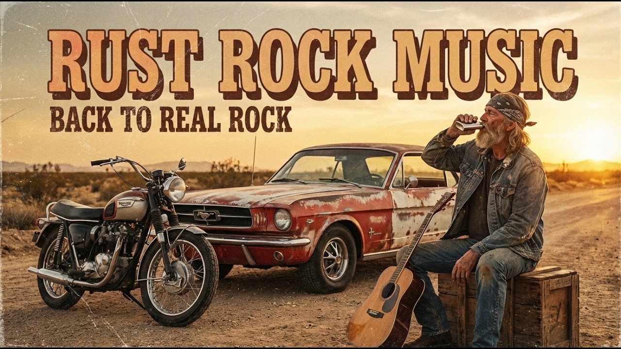 Old School Hard Rock Playlist ⚡ Rust Rock Anthems That Sound Like Lost Classics