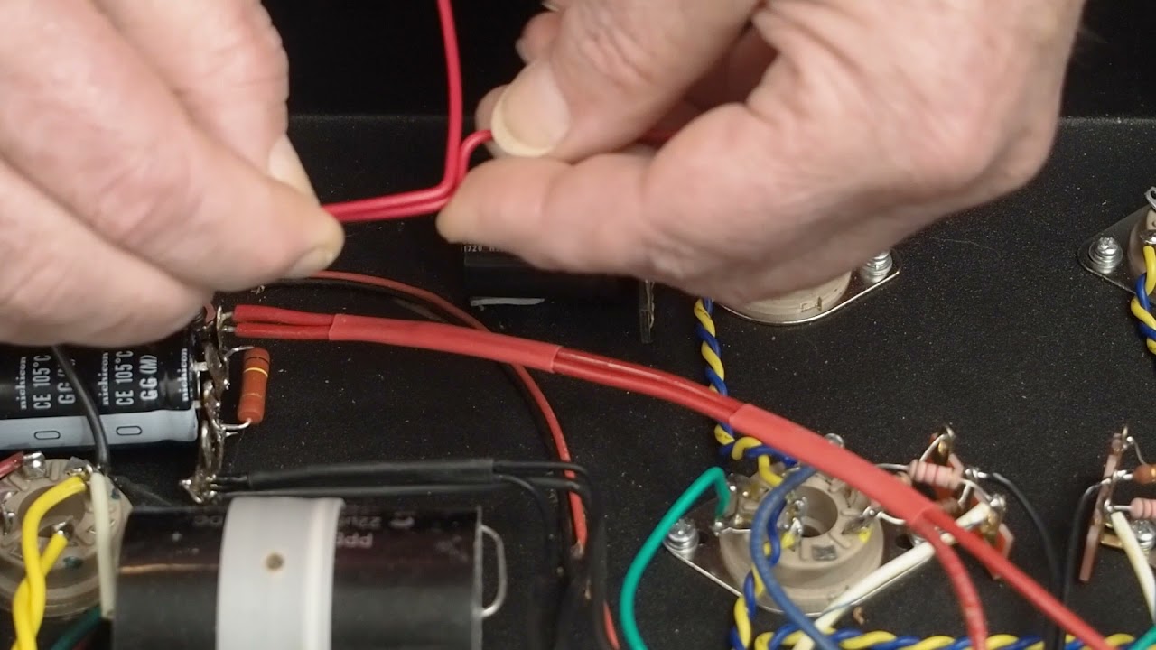 6SQ7 EL34 Tube Audio Amplifier: Driver Tube Wiring