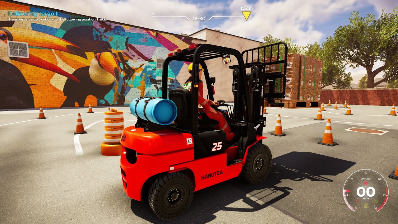 Forklift Simulator Gameplay (PC UHD) [4K60FPS]