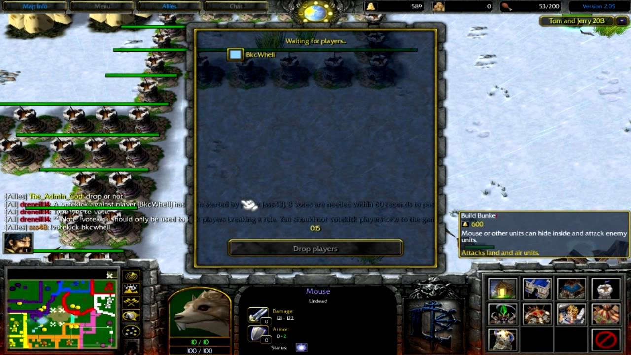 Warcraft 3 Tom and Jerry Game #1