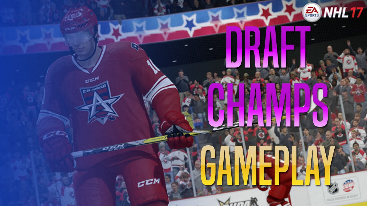 NHL 17 Early Footage - Draft Champions Gameplay on Xbox One!