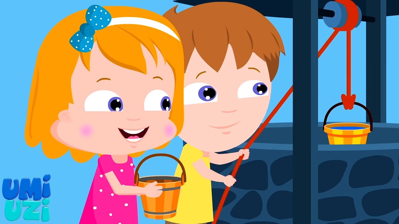 Jack et Jill Sont Montés Sur la Colline 3D Comptines Dessins Animés pour Bébés