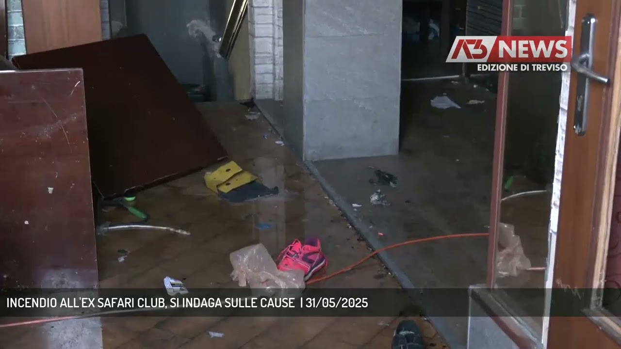 INCENDIO ALL'EX SAFARI CLUB, SI INDAGA SULLE CAUSE  | 31/05/2025