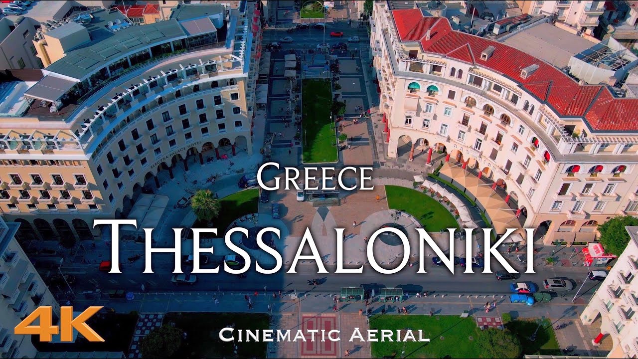 THESSALONIKI 🇬🇷 Θεσσαλονίκη Drone 4K Aerial Saloniki