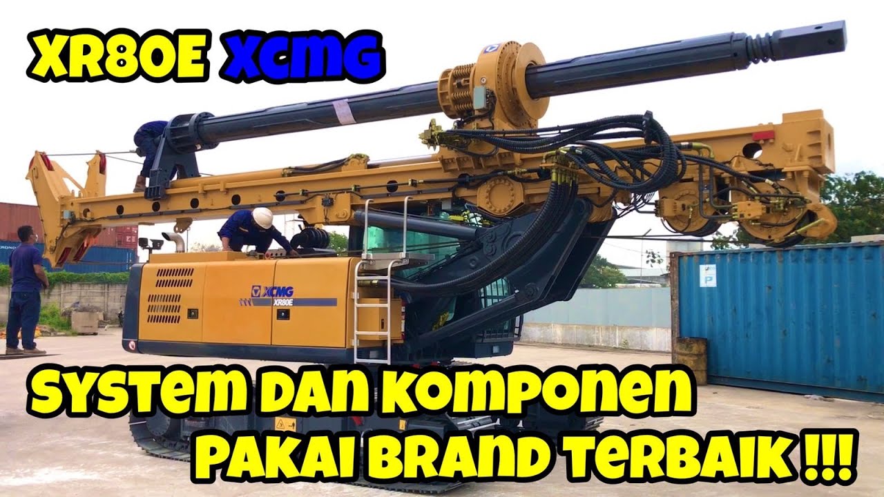 XCMG XR80E - Mini Drilling Rig TERBAIK di kelas nya !!