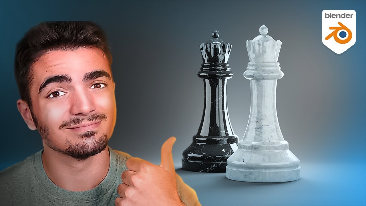 Comment modéliser sur Blender 3.6 ? Pièce d'échec