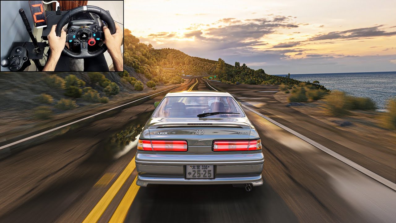 Toyota Mark II JZX100 Tourer V Stock Drive  | Assetto Corsa | Logitech G29 + Shifter Gameplay