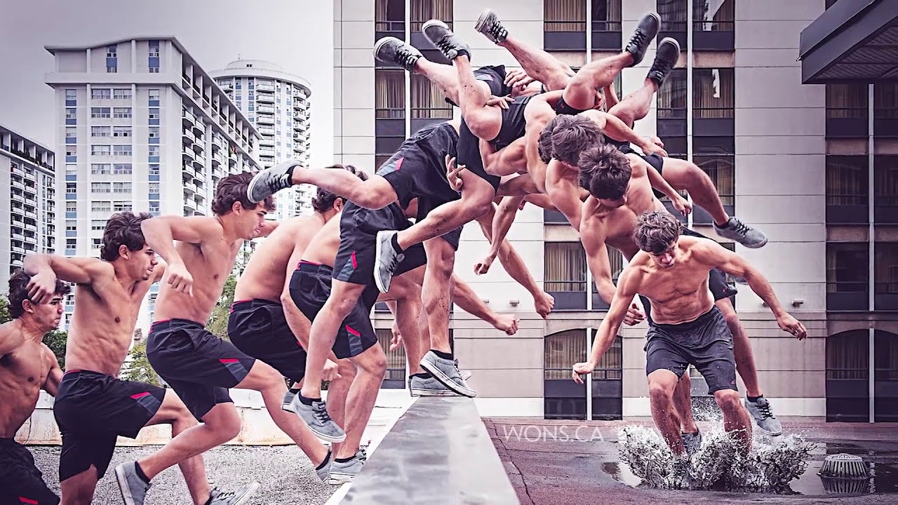 Extreme Flipside Tricking and AirTrack Session with Jack & Bailey Payne