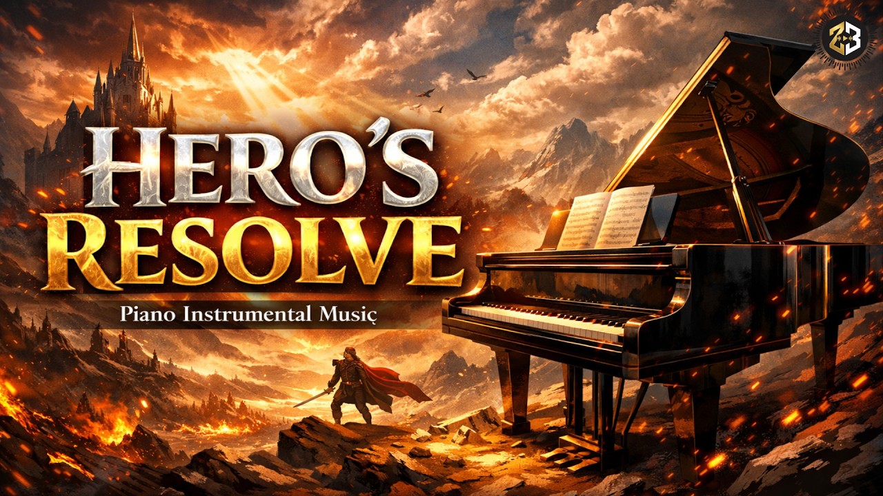Hero's Resolve – Powerful Epic Piano Instrumental Music | Motivational Cinematic Theme