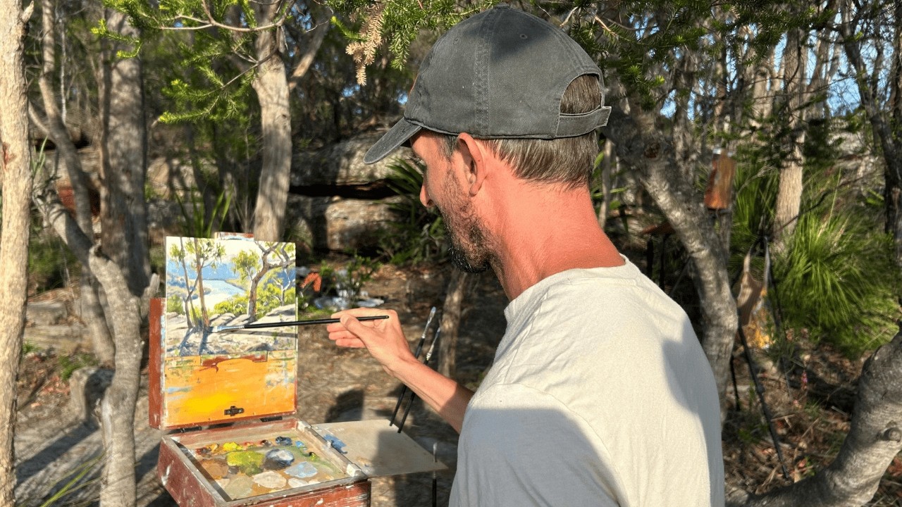 The Reality of Plein Air Painting in the Australian Bush