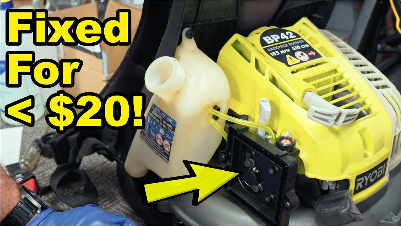 How to Repair a Ryobi Backpack Blower That Won’t Run