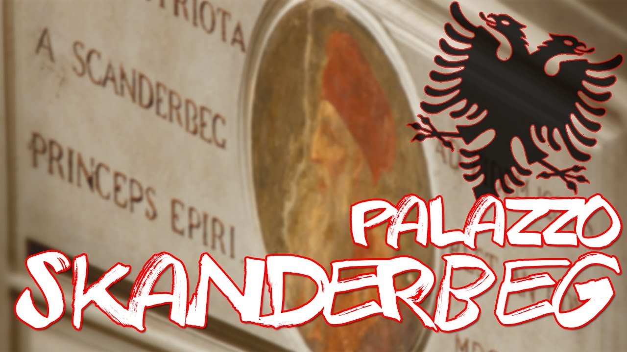 ROMA: Palazzo Skanderbeg e la piazza in onore all'eroe albanese  (sub ALB)
