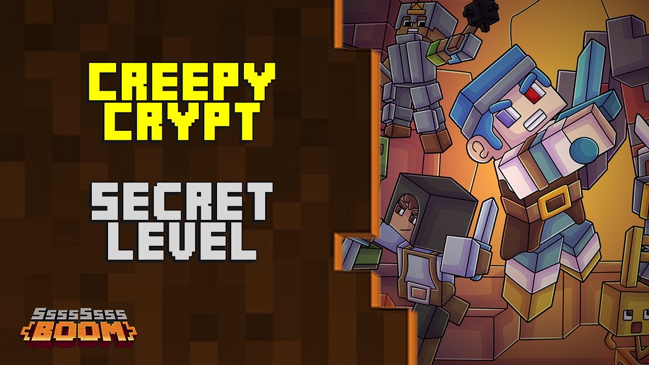 CREEPY CRYPT - Minecraft Dungeons SECRET LEVEL Gameplay