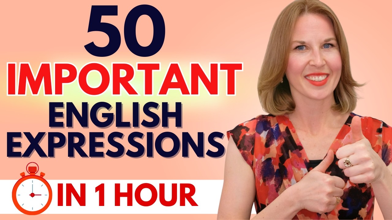 50 Important English Expressions for Daily Life English Conversation