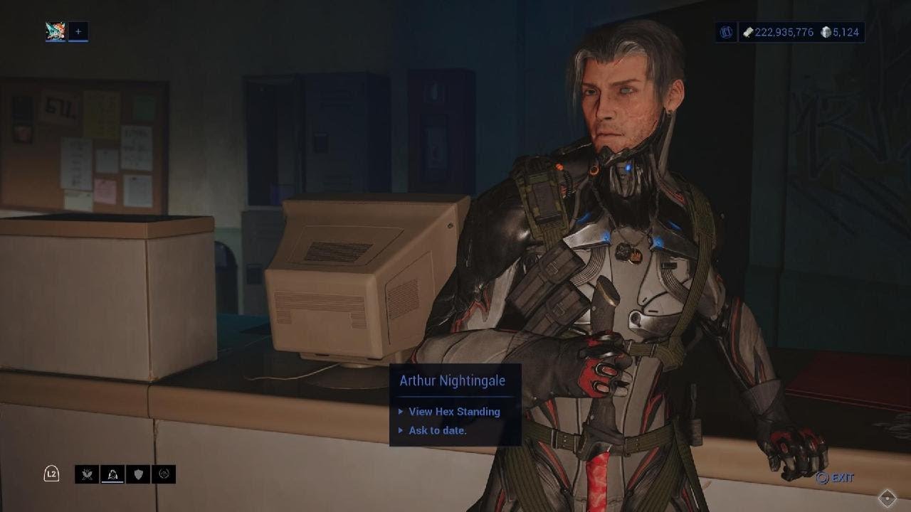 Asking Arthur to Date: Warframe 1999 (Romance Dialog / Lines)