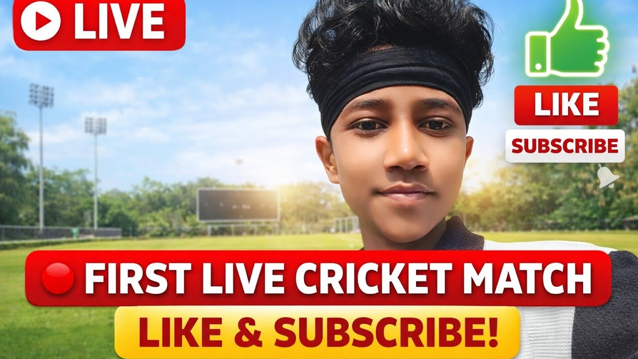 🔴 First Live Cricket Match 🏏 | Aaj  Khelenge!🏏 LIVE Cricket With Subscribers | Pehla Live Stream 