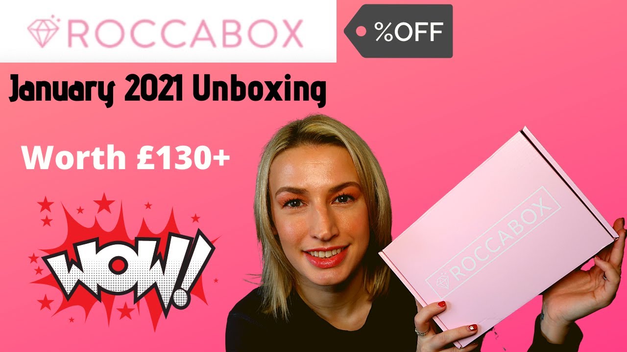 ROCCABOX January 2021 Beauty Subscription Unboxing