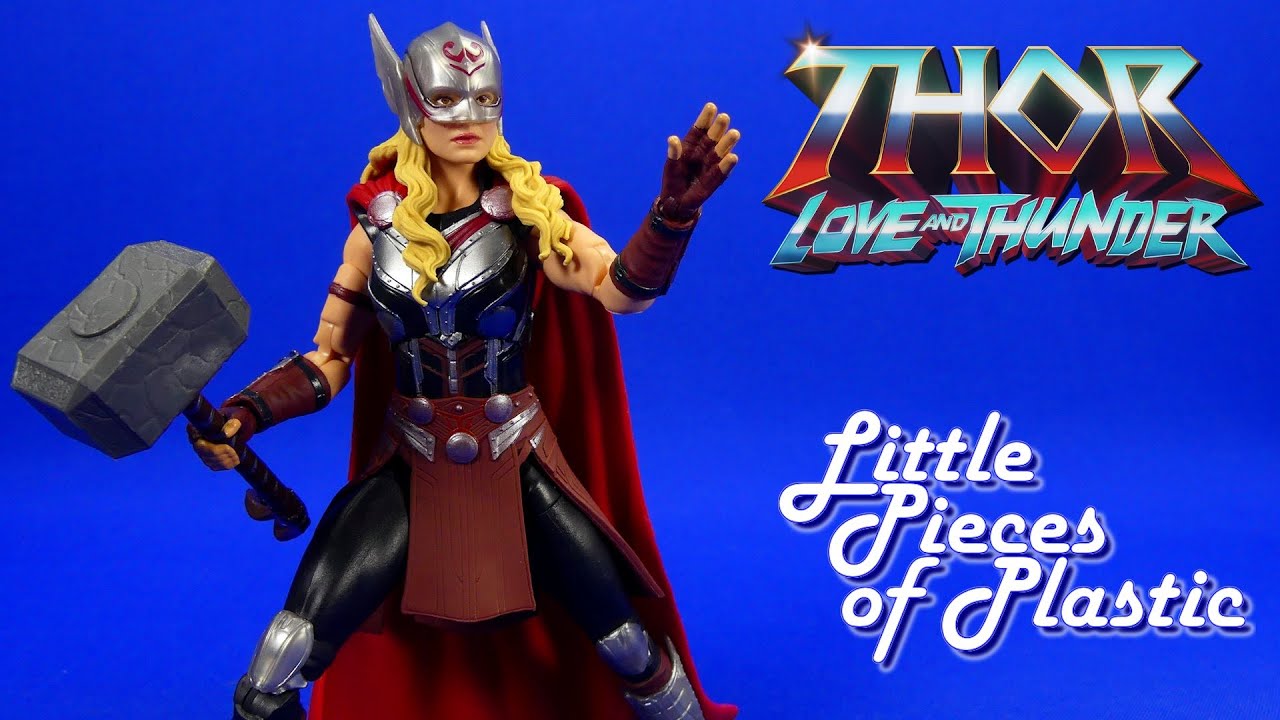 Jane Foster Mighty Thor Love & Thunder Marvel Legends Korg Reseña Revisión Little Pieces Plastic