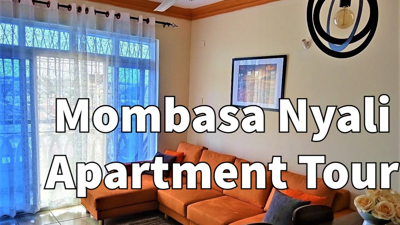 Two Bedroomed Furnished Apartment Tour In Nyali Mombasa | Staycation Liv Kenya