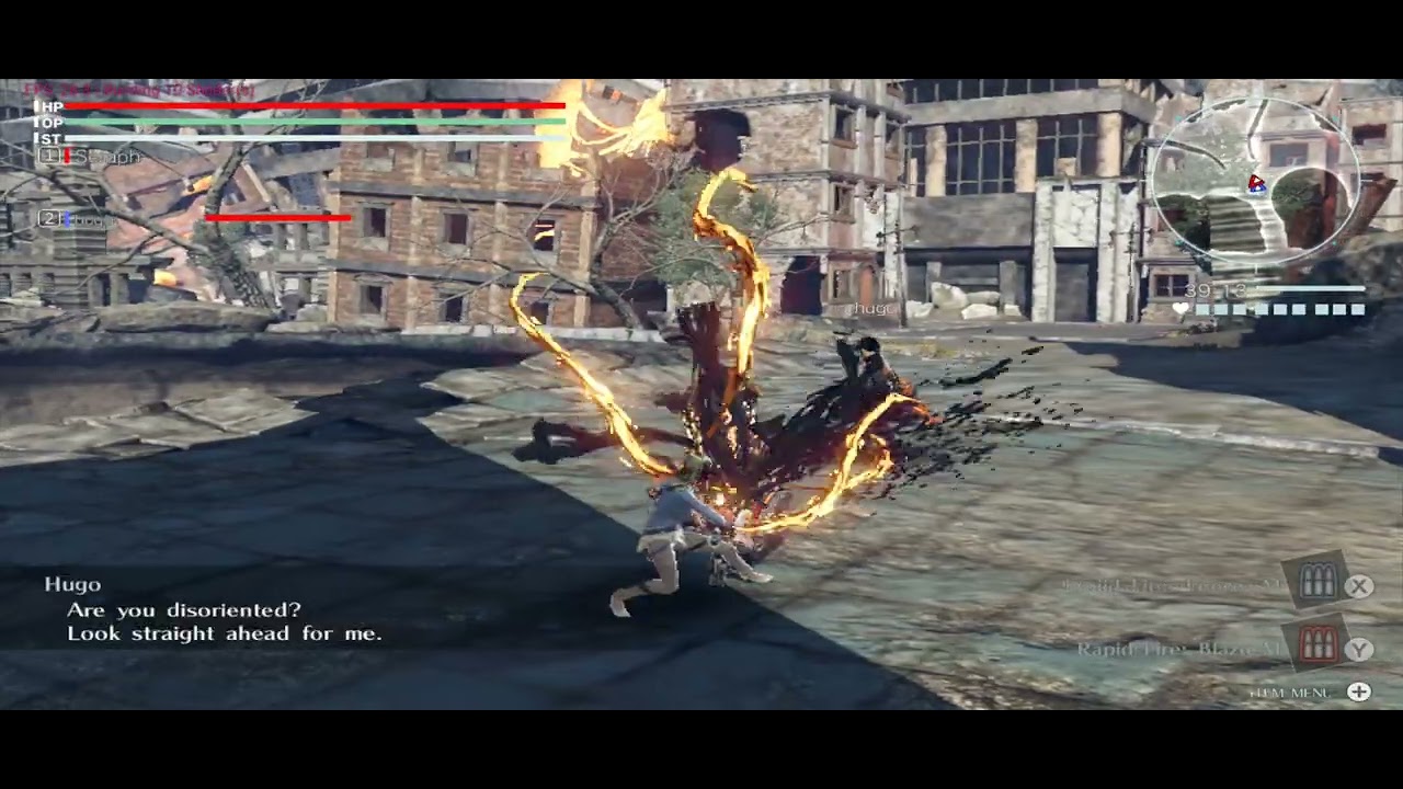 God eater 3 ( Eden emulator Android new update ) - with graphical glitches 