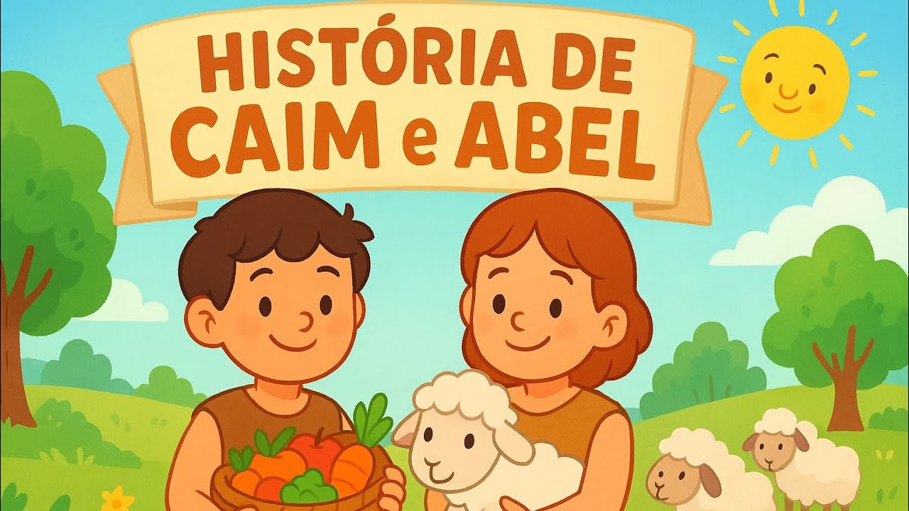 História de Caim e Abel | História Bíblica Infantil 🎨📖