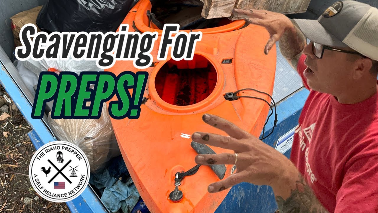 Scavenging For Free Prepping Gear And Living A Renewable & Sustainable Lifestyle! #prepper #shtf