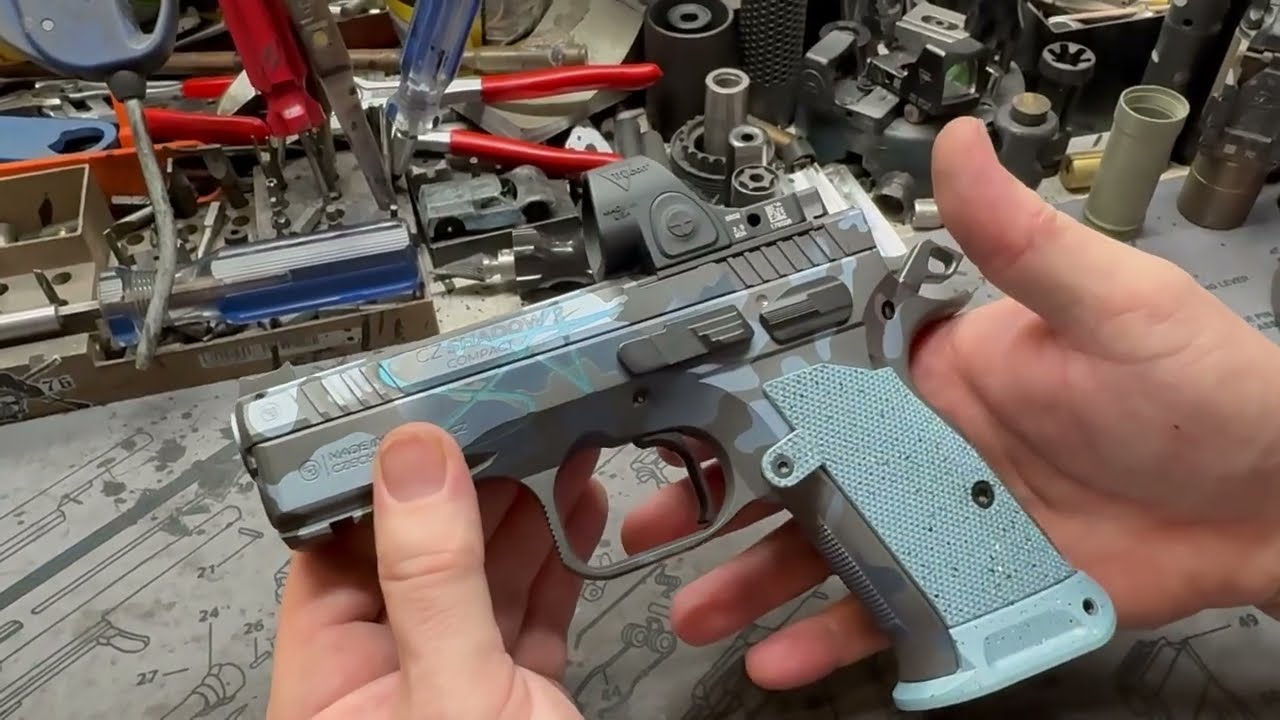 Full Custom CZ S2C for Our Sponsored Local Shooter @stellav_2a