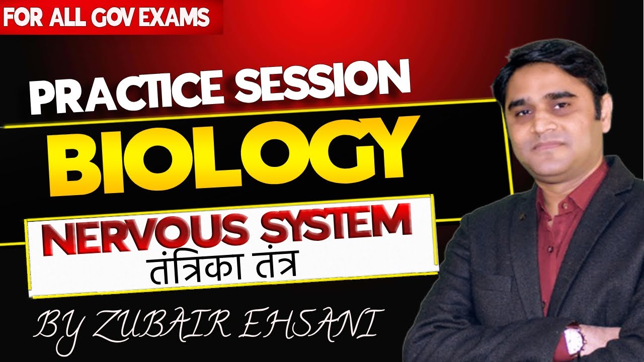 Practice Session Nervous System(Human Brain ) तांत्रिक तंत्र (मानव मस्तिष्क) | By Zubair Ehsani