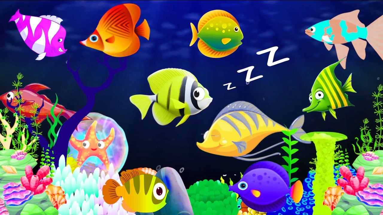 Mozart & Brahms Lullabies 🐡 Sleep Instantly in 3 Minutes 💤 Soothing Baby Music 🌙  Fish Lullaby#246