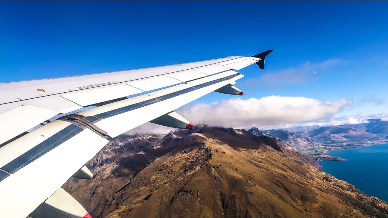 The MOST SCENIC DEPARTURE ON EARTH! | Air New Zealand A320 Takeoff from Queenstown Airport