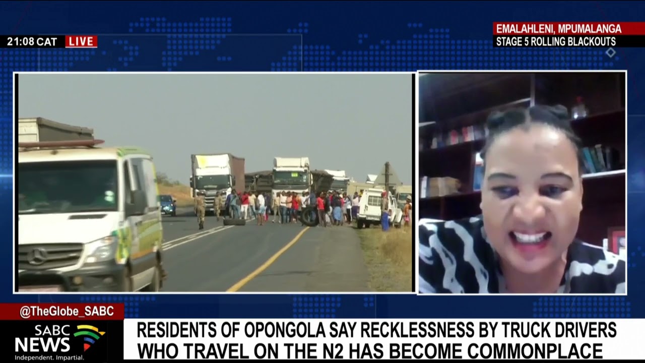 Residents of Pongola sat recklessness by truck drivers who travel on the N2 has become common place