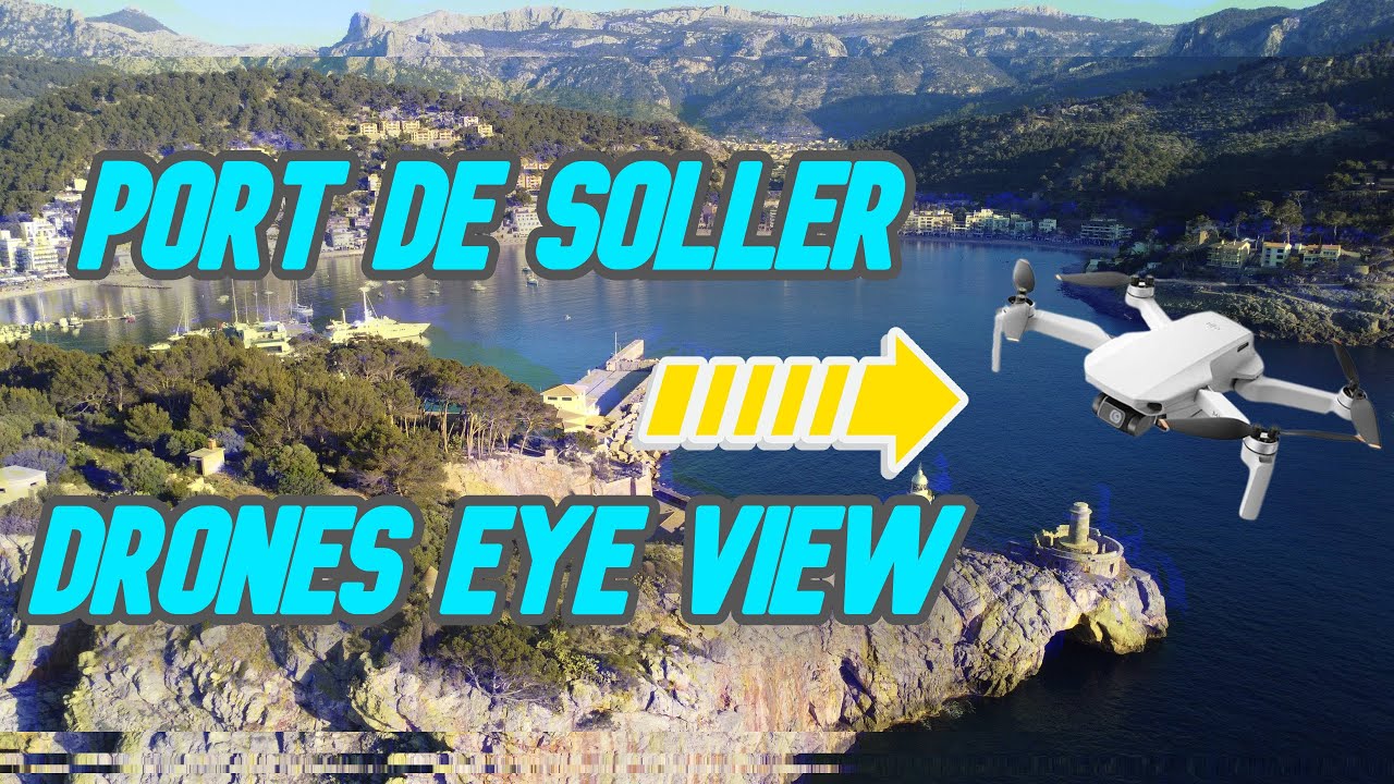Uncovering Spain's Hidden Paradise: An Drones Eye View Journey to Port de Sóller, Mallorca HD 1080p