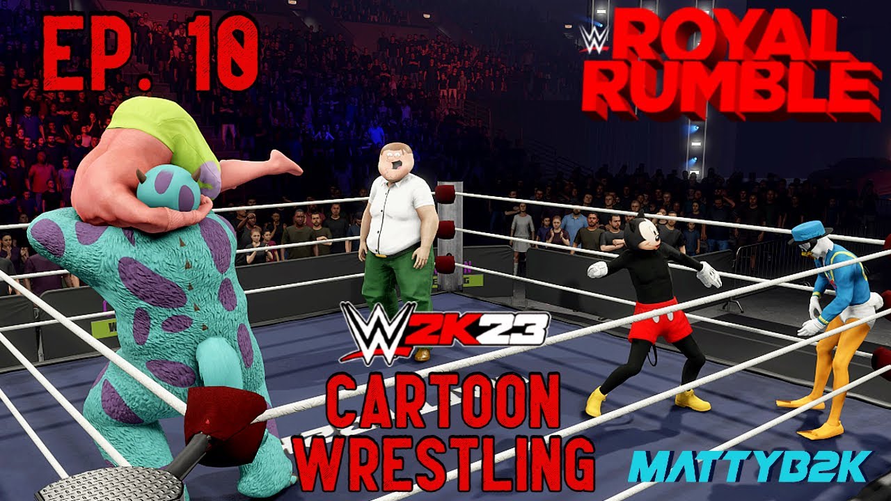 CARTOON ROYAL RUMBLE | WWE2K23 Universe Mode Ep. 10