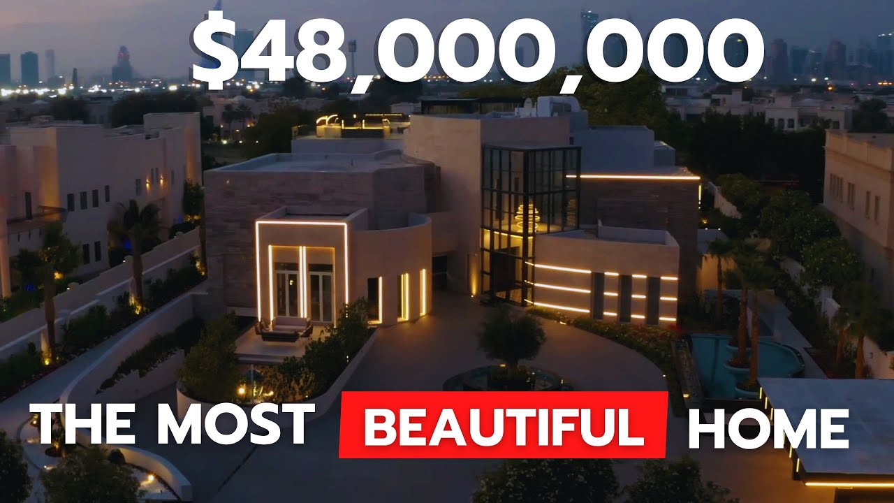 The Most Beautiful Home | $48 Million 7 Bedroom Mega Mansion in Dubai