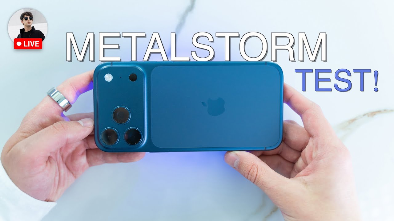 iPhone 17 Pro Max Gaming Test in Metalstorm! #livestreamwithyoutube