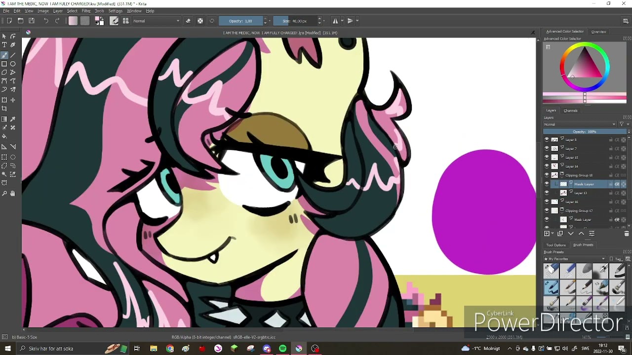 emo fluttershy speeeeeedpaint!!